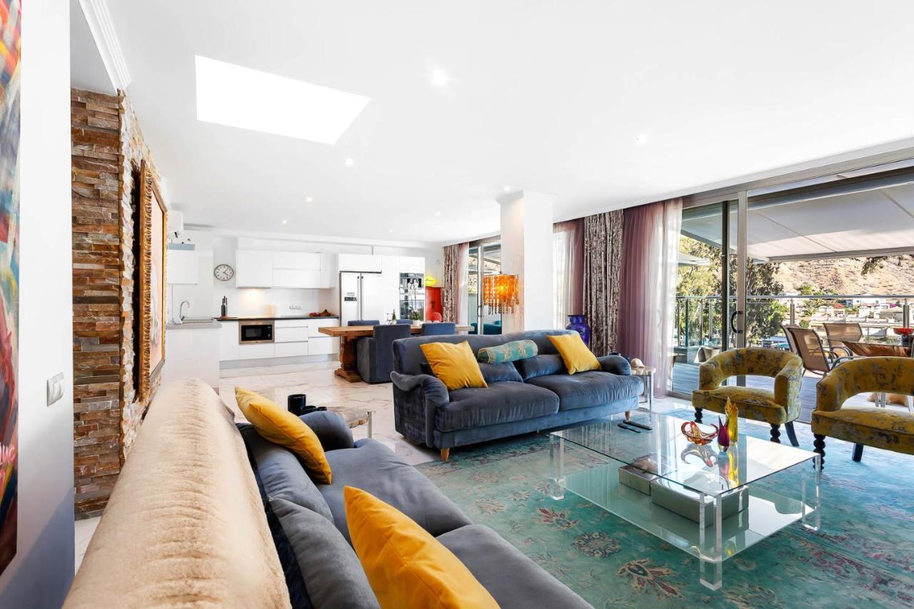 Rivera Del Puerto Luxury Penthouse With Great Terrace And Sea View Puerto De Mogan Εξωτερικό φωτογραφία