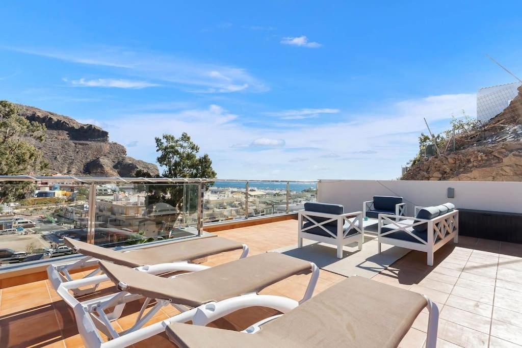 Rivera Del Puerto Luxury Penthouse With Great Terrace And Sea View Puerto De Mogan Εξωτερικό φωτογραφία
