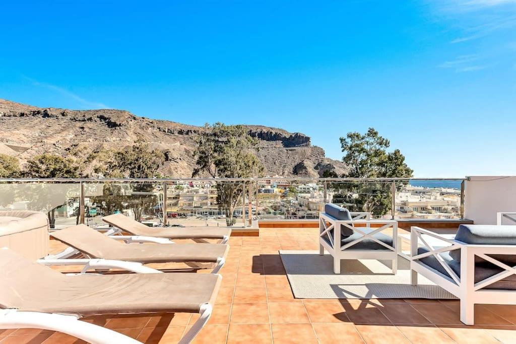 Rivera Del Puerto Luxury Penthouse With Great Terrace And Sea View Puerto De Mogan Εξωτερικό φωτογραφία